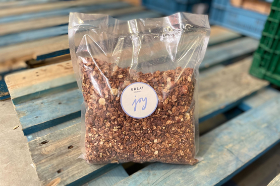 Granola Joy (chocolat noir et noisette) - 1KG (+ de 3 paquets) grEAT! granola bio