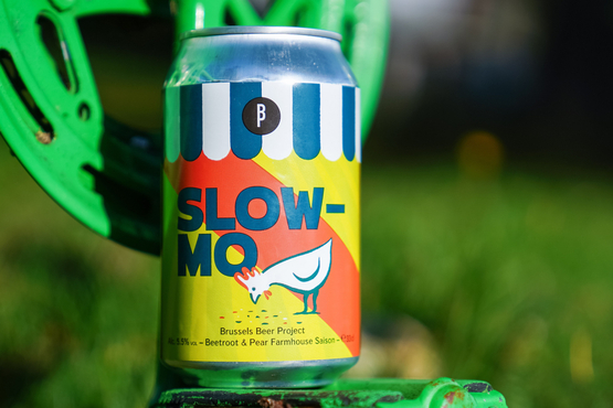 SLOWMO, bière fruitée BBP x eFarmz Brussels Beer Project