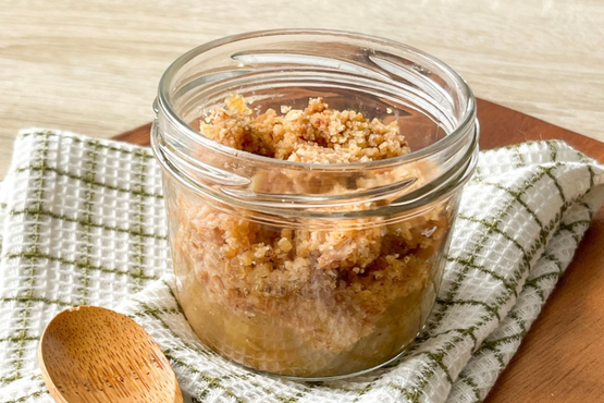 Appelcrumble met amandel en vanille Greenz bio