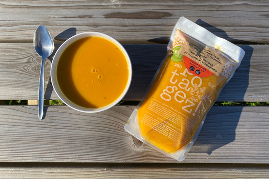 Soupe carotte-gingembre Potagez! bio