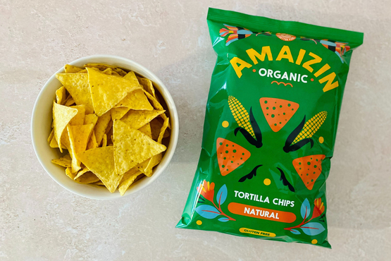 Tortilla chips natuur, Amaizin bio