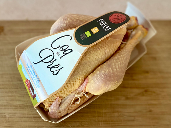 Hele biologische kip Coq Des Prés bio