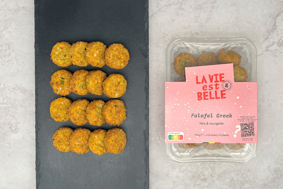 Falafels feta & courgettes La vie est belle bio