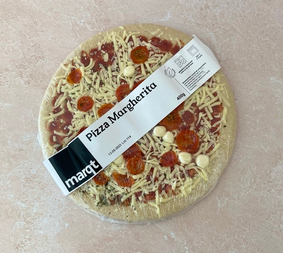 Pizza margherita bio