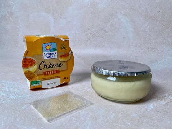 Crème brûlée, Grandeur Nature bio
