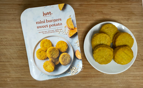 Mini burgers - patate douce, Just bio
