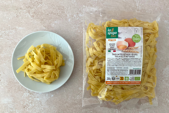 Tagliatelle aux oeufs, La Spiga Bio bio
