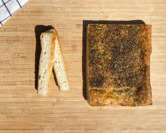 Focaccia aux herbes de Provence, sans gluten Chambelland bio