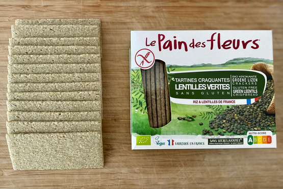 Crackers - Groene linzen Le Pain des Fleurs bio