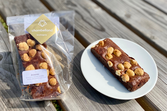 Brownie sans gluten Chambelland bio
