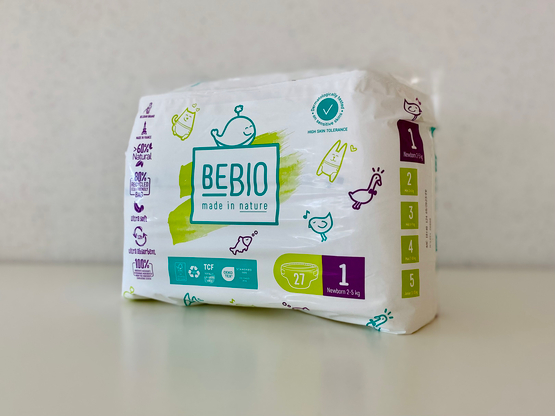 Couches jetables écologiques T1 New born Bebio
