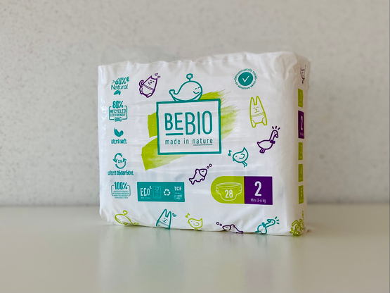 Ecologische wegwerpluiers T2 Mini Bebio