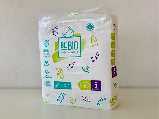 Couches jetables écologiques T5 Junior Bebio
