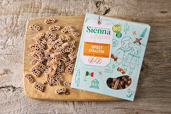 Pâtes à l'épeautre pour enfants