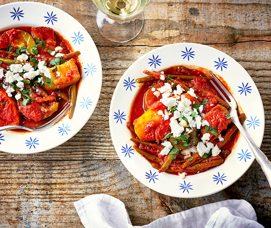 Haricots à la grecque bio