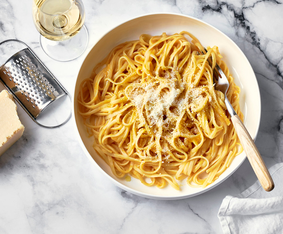 Tagliatelles fraîches à la crème de butternut bio