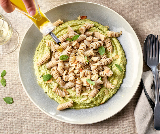 Fusilli frais au pesto de brocoli bio