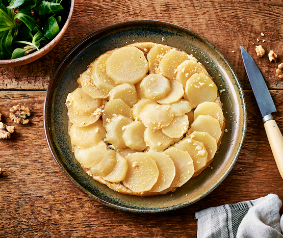 Tatin de navet, miel bio