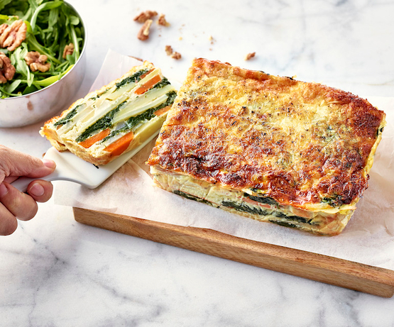 Pain de légumes et salade de noix bio