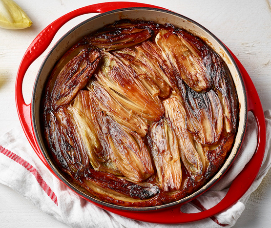 Tarte tatin aux chicons bio