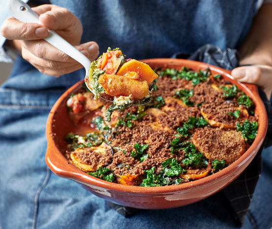Lasagne de patates douces, Marie Gourmandise bio