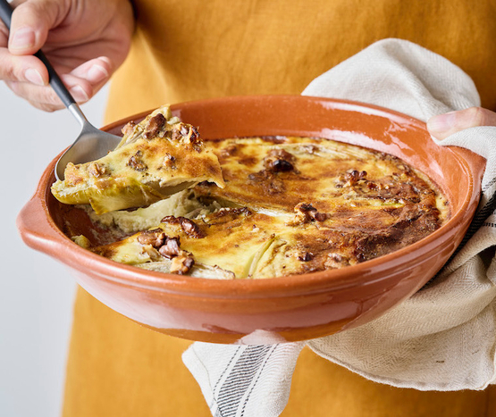 Gratin de chicon au fromage bleu bio