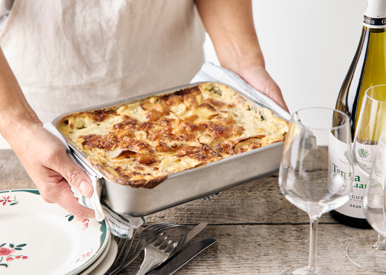 Gratin de légumes d'hiver à la raclette bio