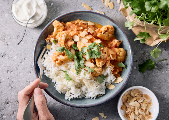 Chou-fleur rôti tikka masala bio