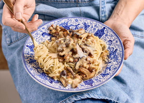 Carbonara végétarienne bio
