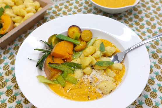 Gnocchi à la sauce butternut Les Filles bio