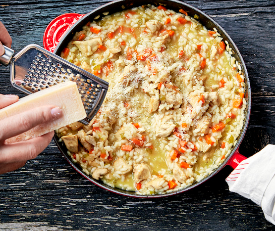 Risotto de poulet & de carottes