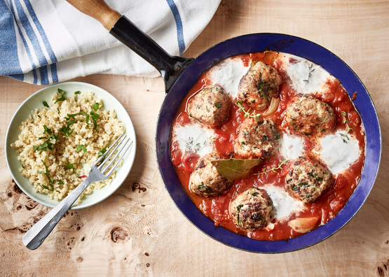 Boulettes sauce tomate et mozzarella