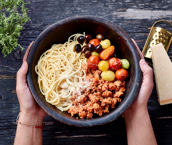 Bolognaise d'été aux tomates cerises