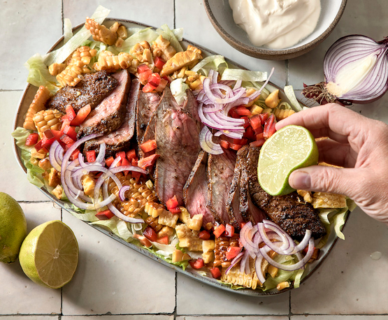 Salade de boeuf à la mexicaine