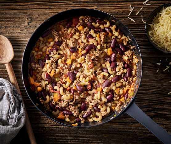 Macaroni chili con carne
