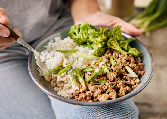 Boeuf à la coréenne et brocoli