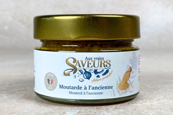 Moutarde à l'ancienne Aux Vraies Saveurs