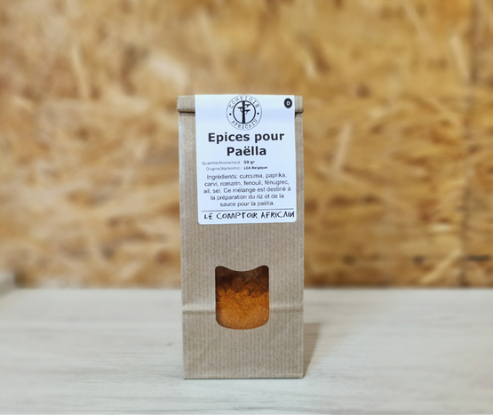 Epices pour Paëlla Le Comptoir Africain
