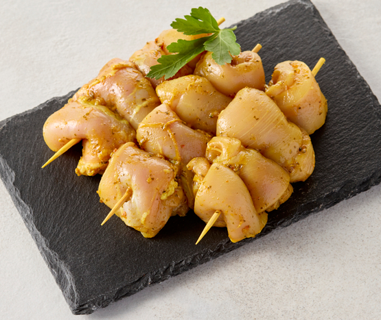 Brochettes de poulet mariné Belki