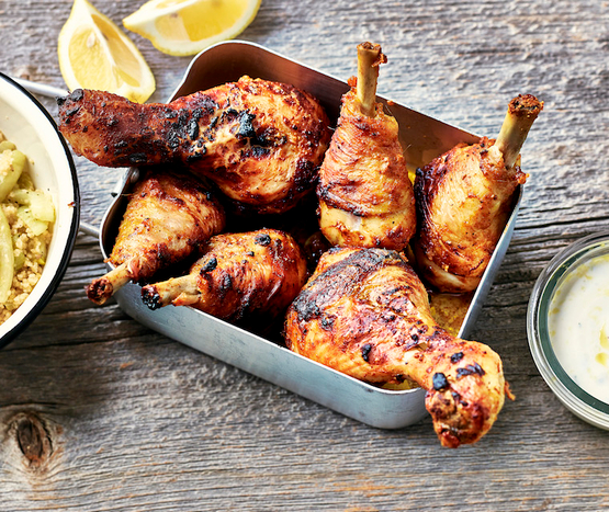 Poulet tandoori et boulgour