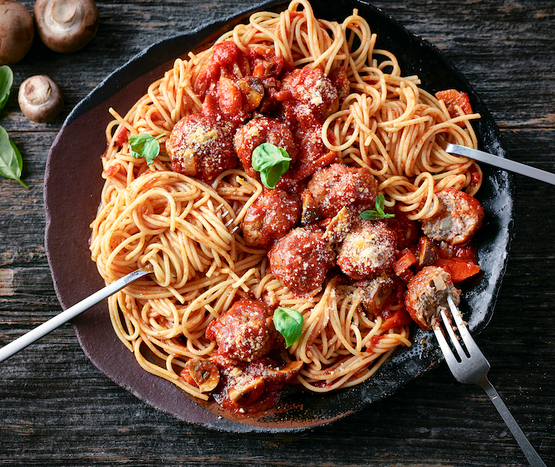 Boulettes "la belle et le clochard"