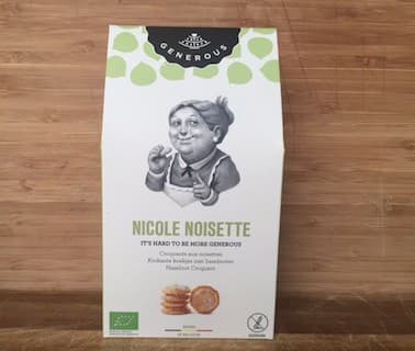  Croquants aux noisettes, "Nicole Noisette", sans gluten