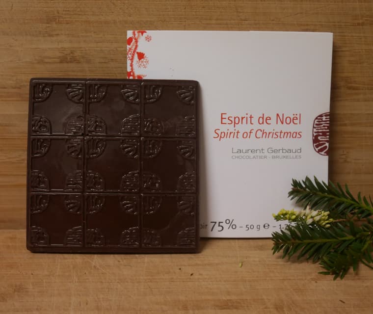 Esprit de Noël, chocolat noir