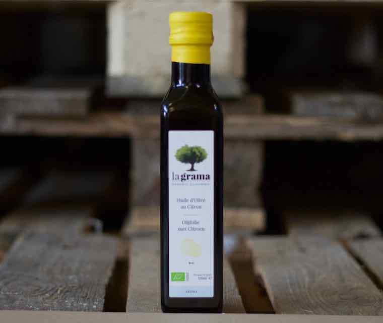 Huile d'olive au citron