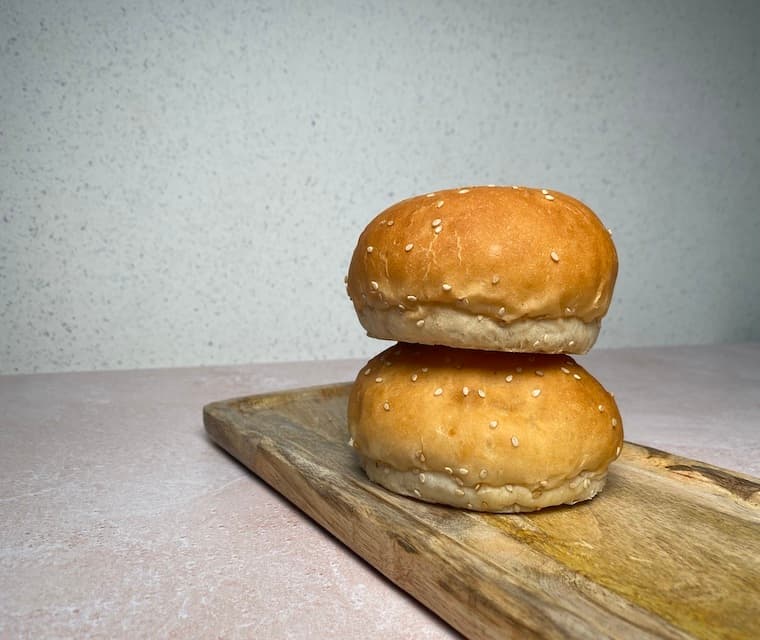 Kopen 2 Bun's "Hamburger", Maison Noirhomme 2x90gr (Bio, Anti-afval)