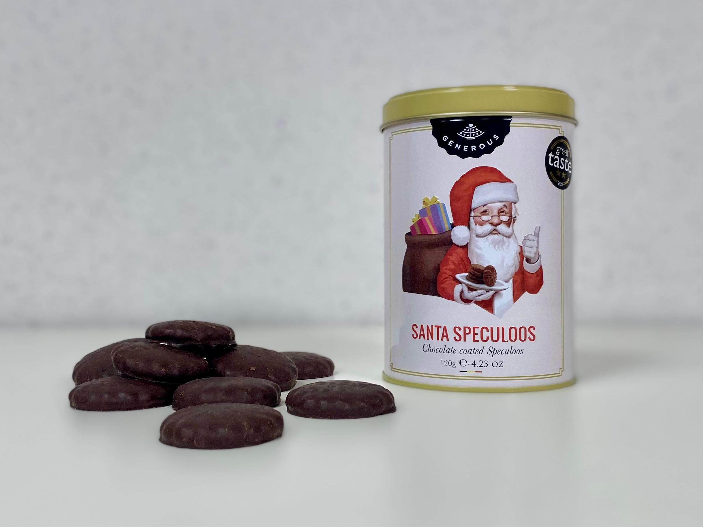 Acheter Spéculoos Santa - nappés de chocolat en ligne