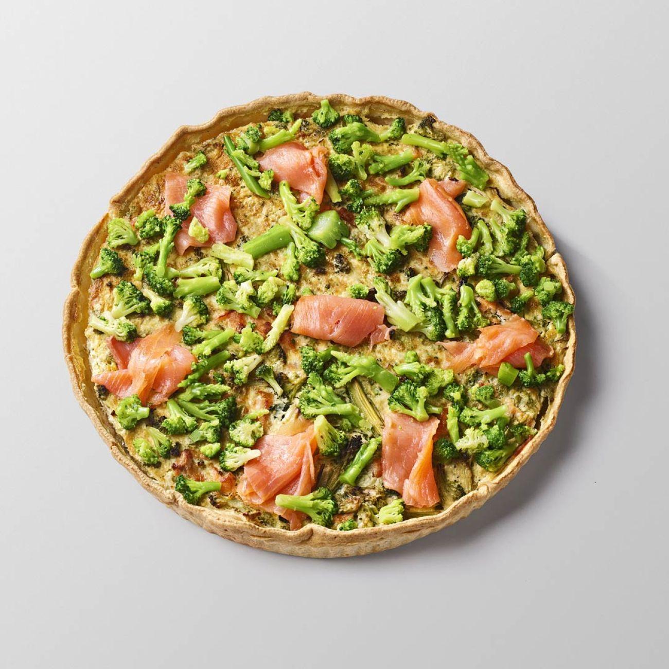 Kopen Broccoli zalm quiche  6 stukken