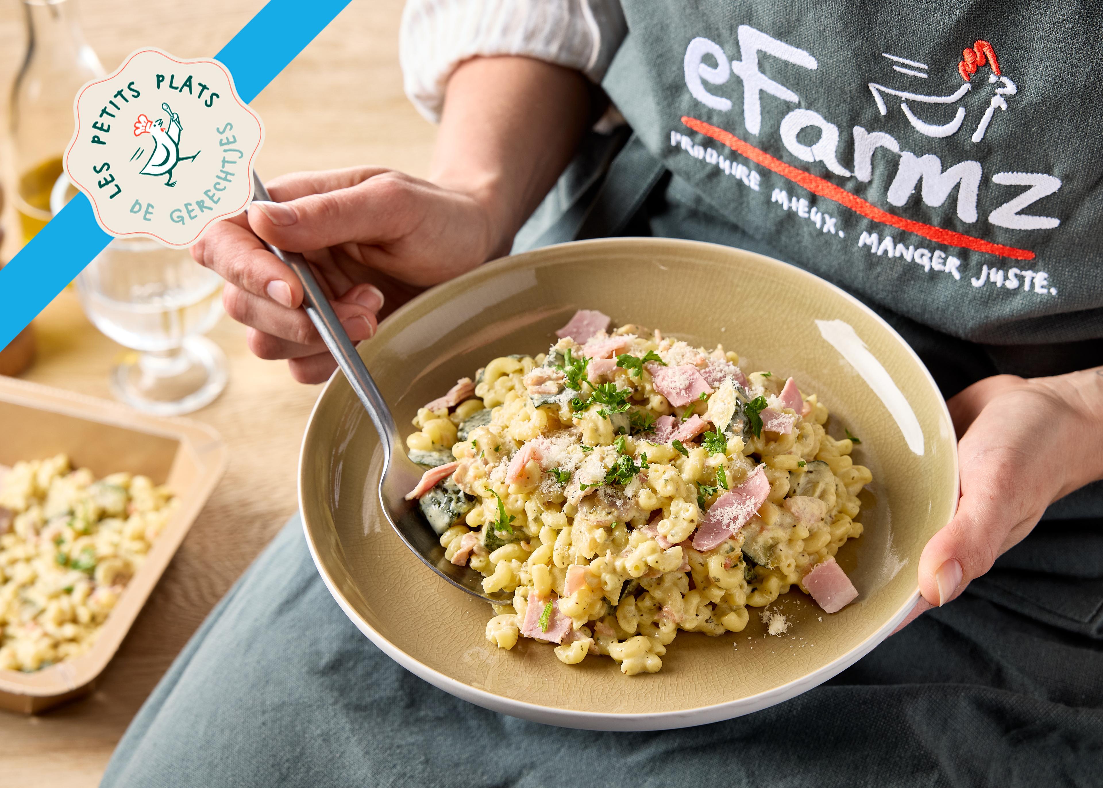 Risotto aux coquillettes, jambon et courgettes online kopen