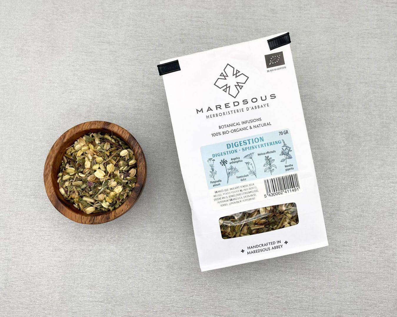 Acheter Abbaye de Maredsous, infusion botanique "digestion" en ligne