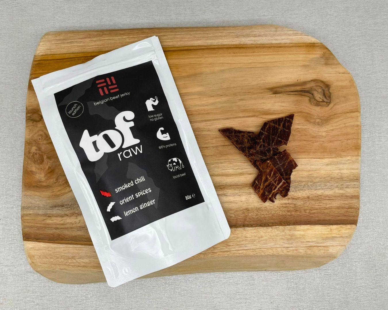 Beef jerky, gemarineerde gerookte chili online kopen